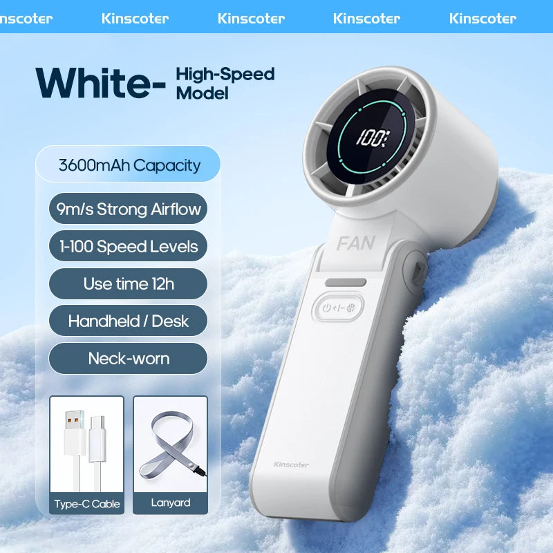KINSCOTER Portable Air Cooling Turbo Fan